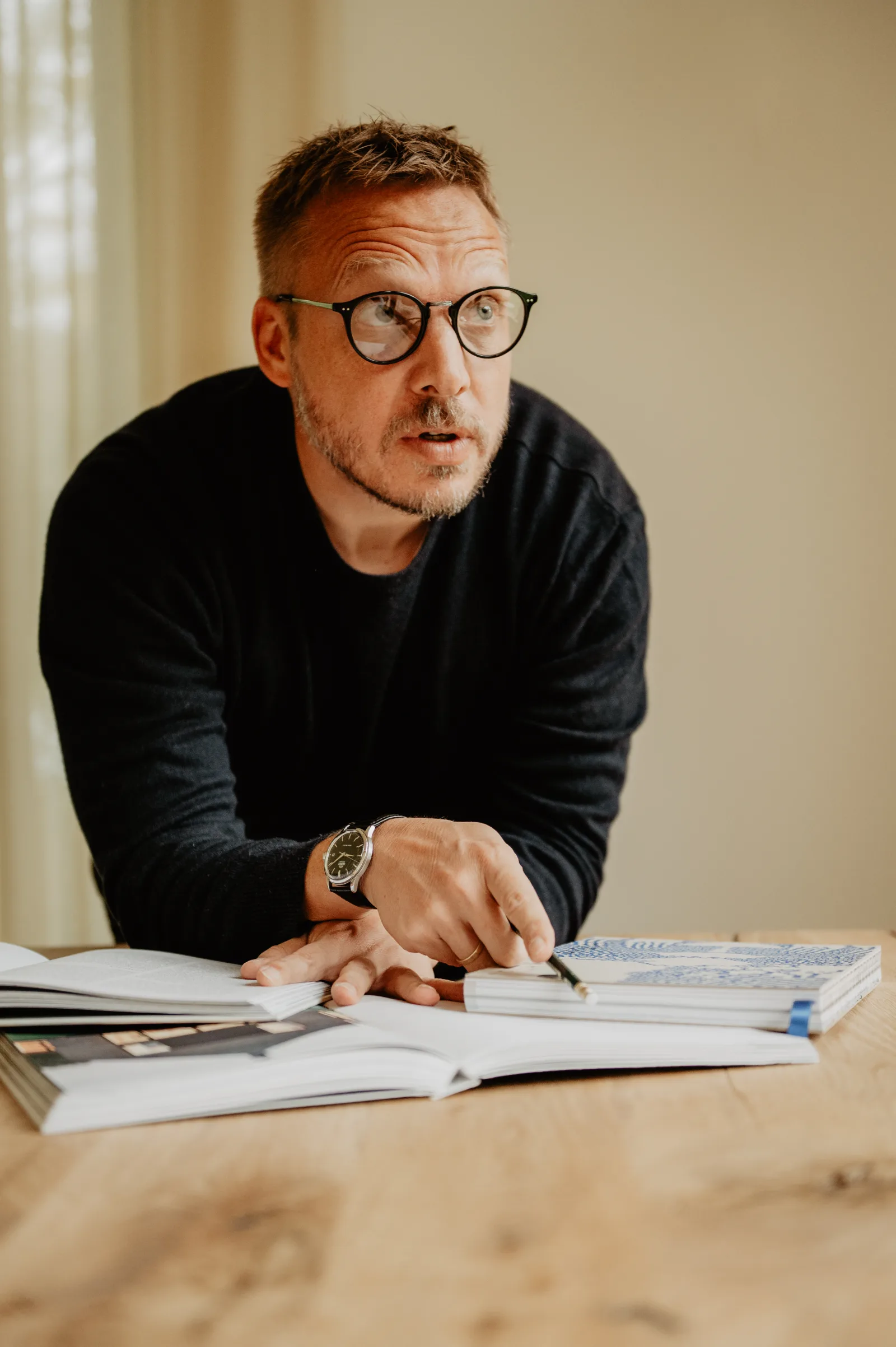 Christian Rosenberger im Projektgespräch